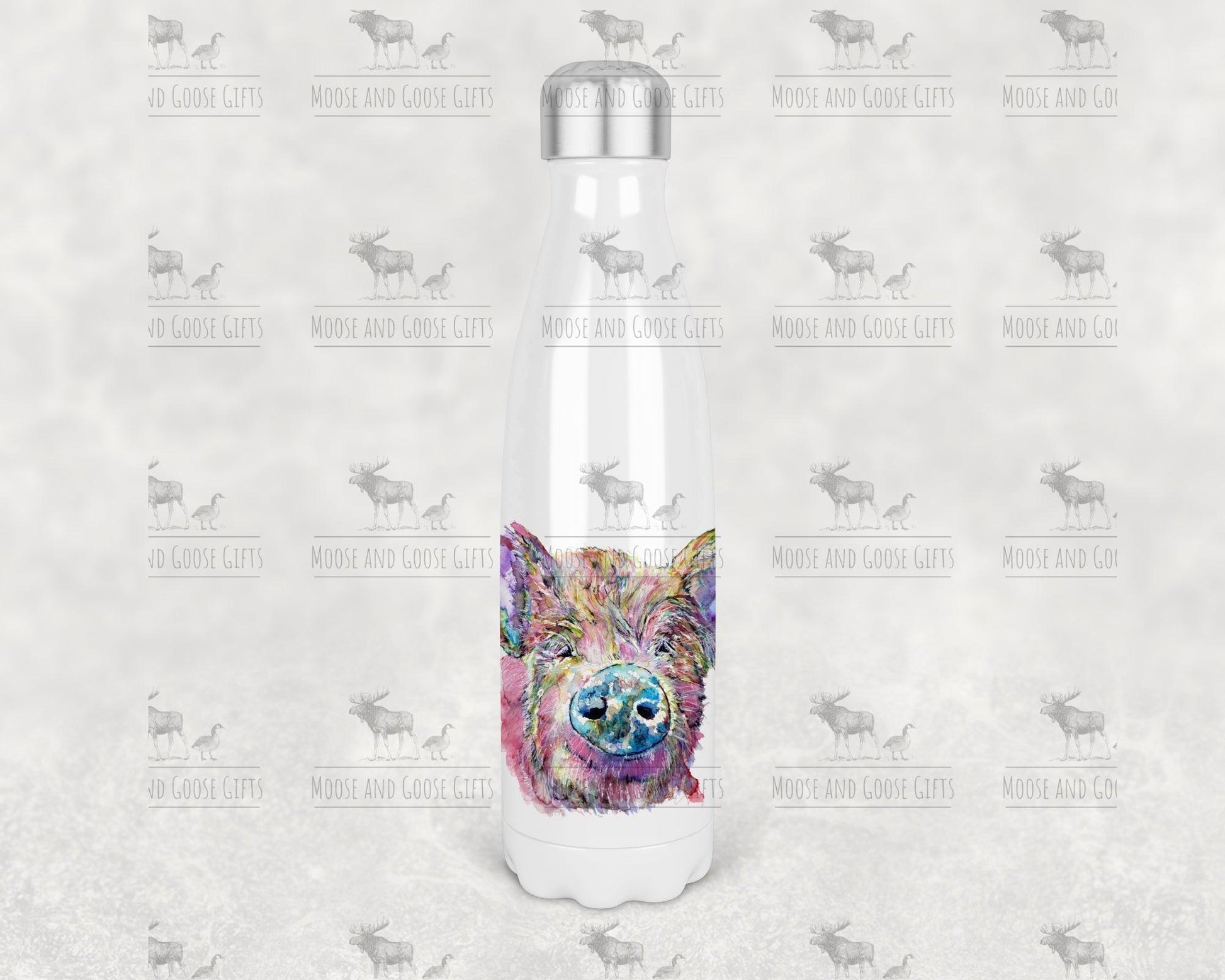 Insulated water bottle - design options - Moose and Goose Gifts