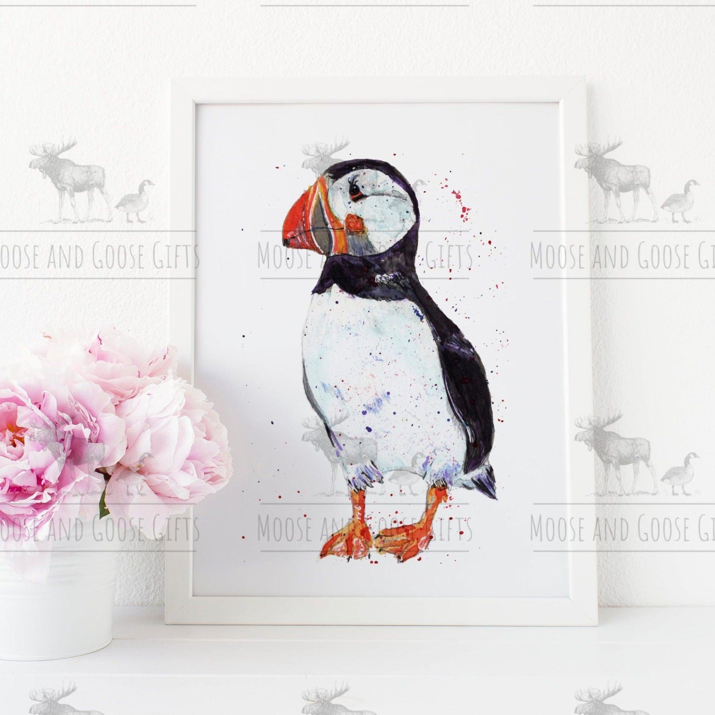 Puffin Print - Moose and Goose Gifts