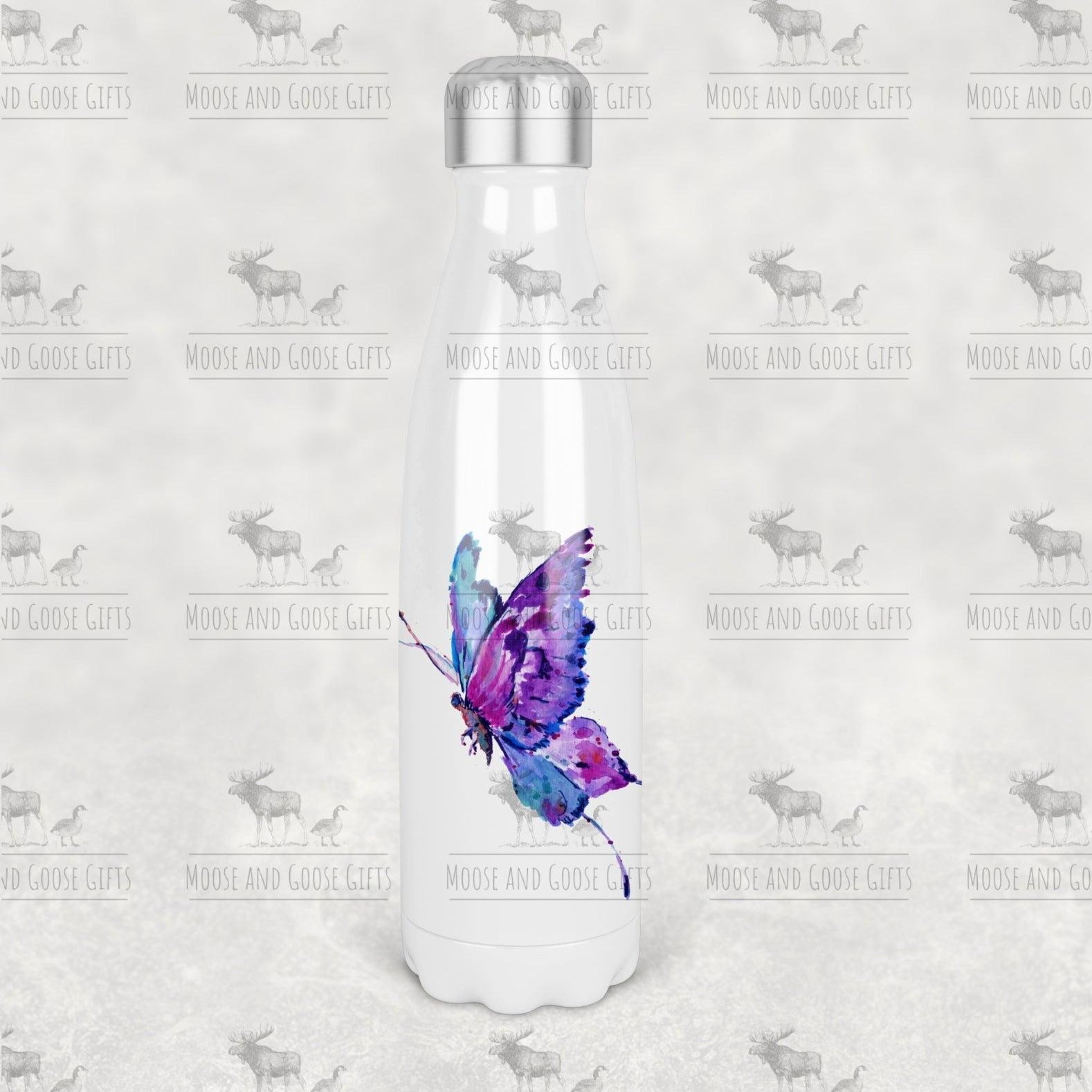 Insulated water bottle - design options - Moose and Goose Gifts