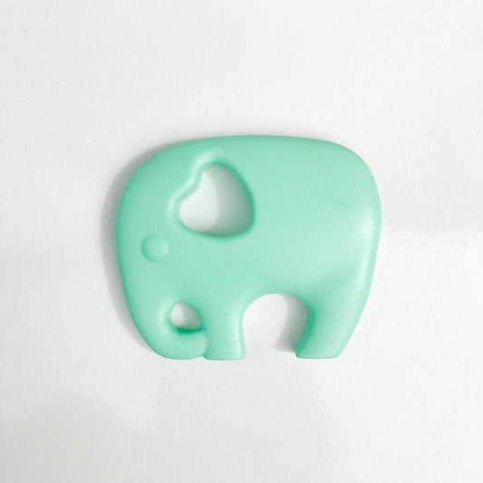 Green elephant teether - Moose and Goose Gifts