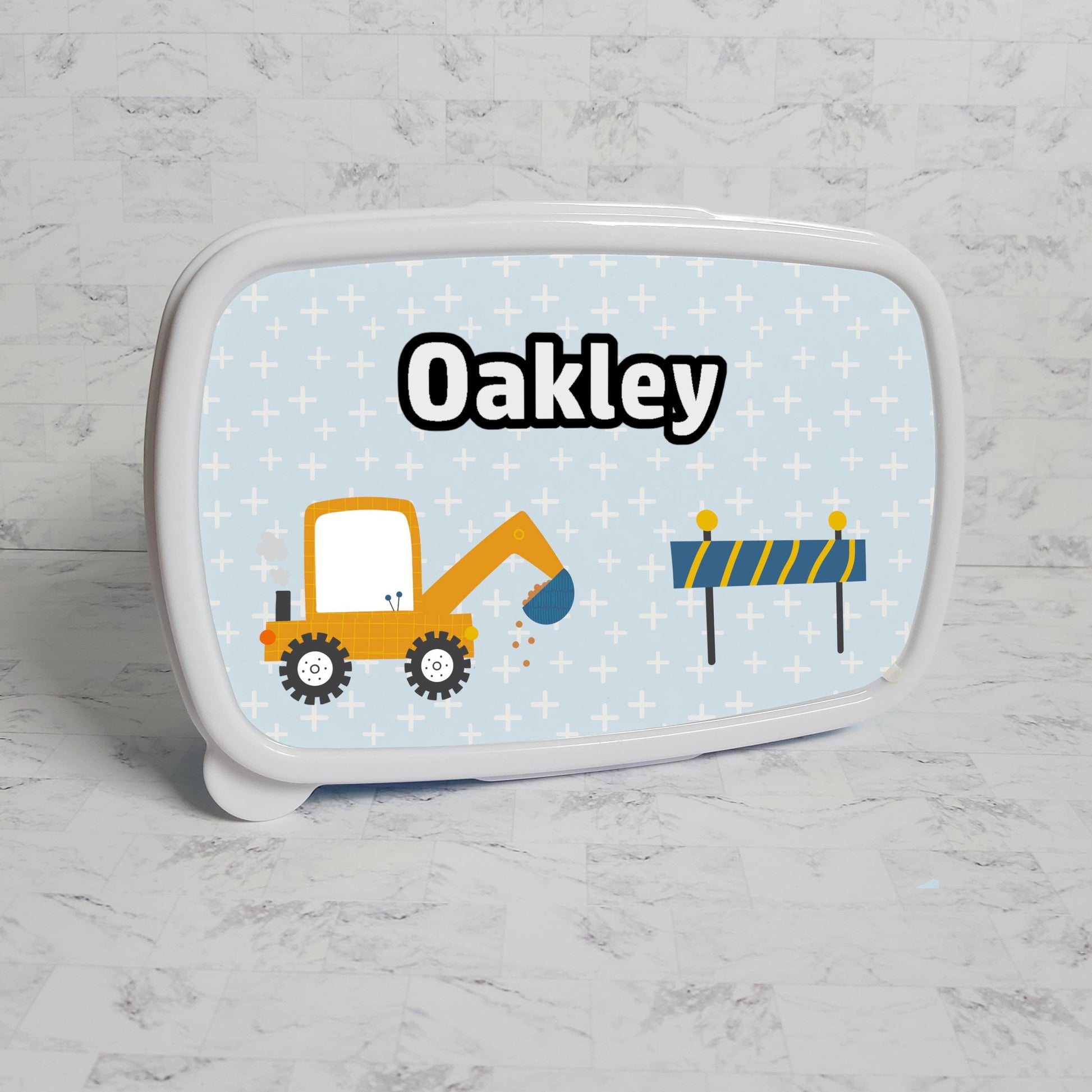 Digger lunch box with water bottle - Sew Tilley