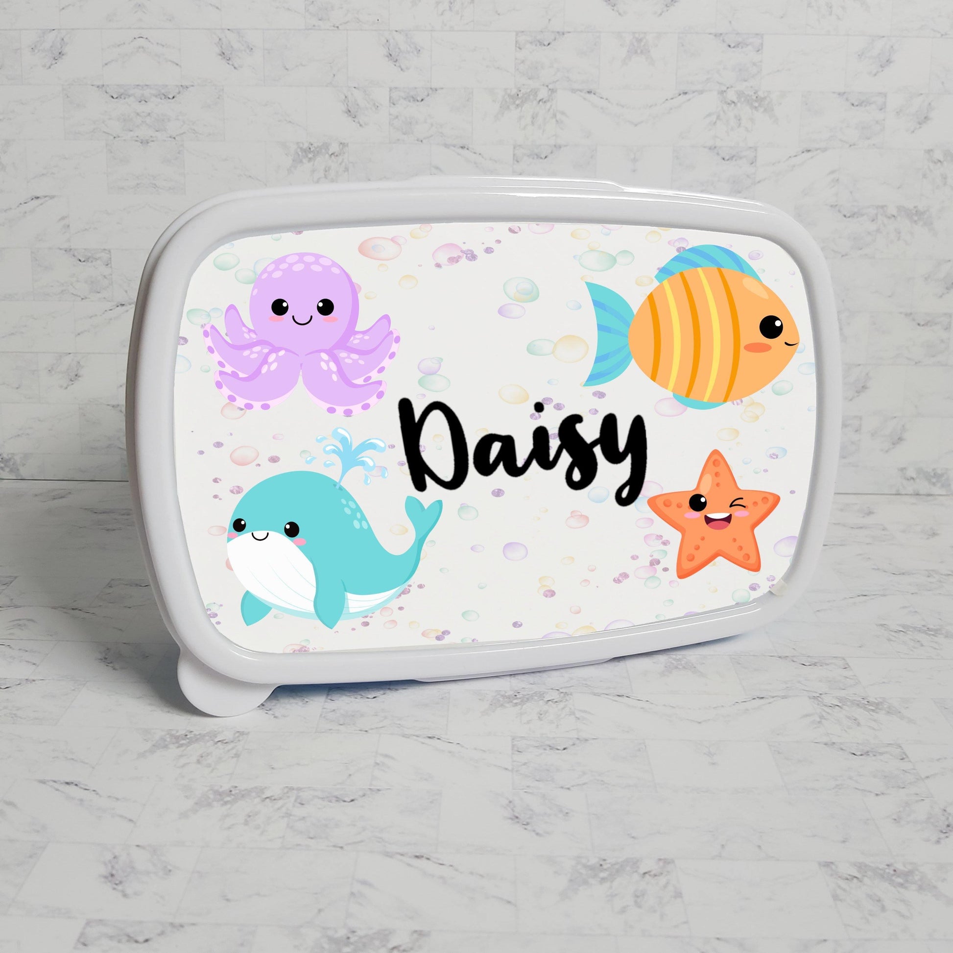 Fish lunch box with water bottle - Sew Tilley